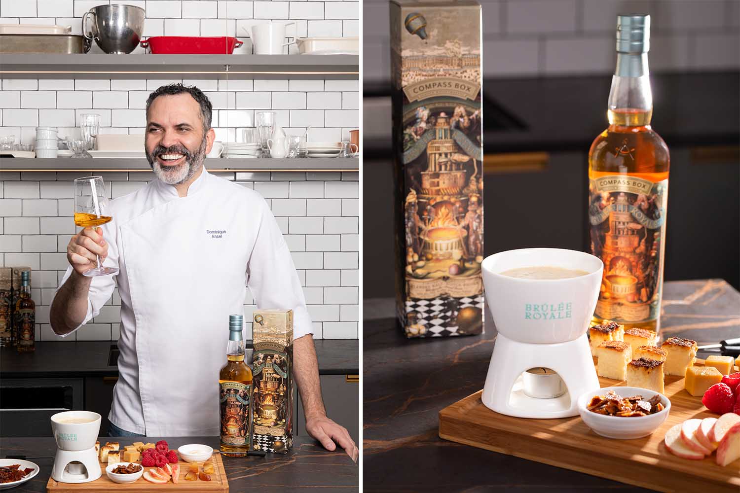 Dominique Ansel and his Crème Brûlée fondue