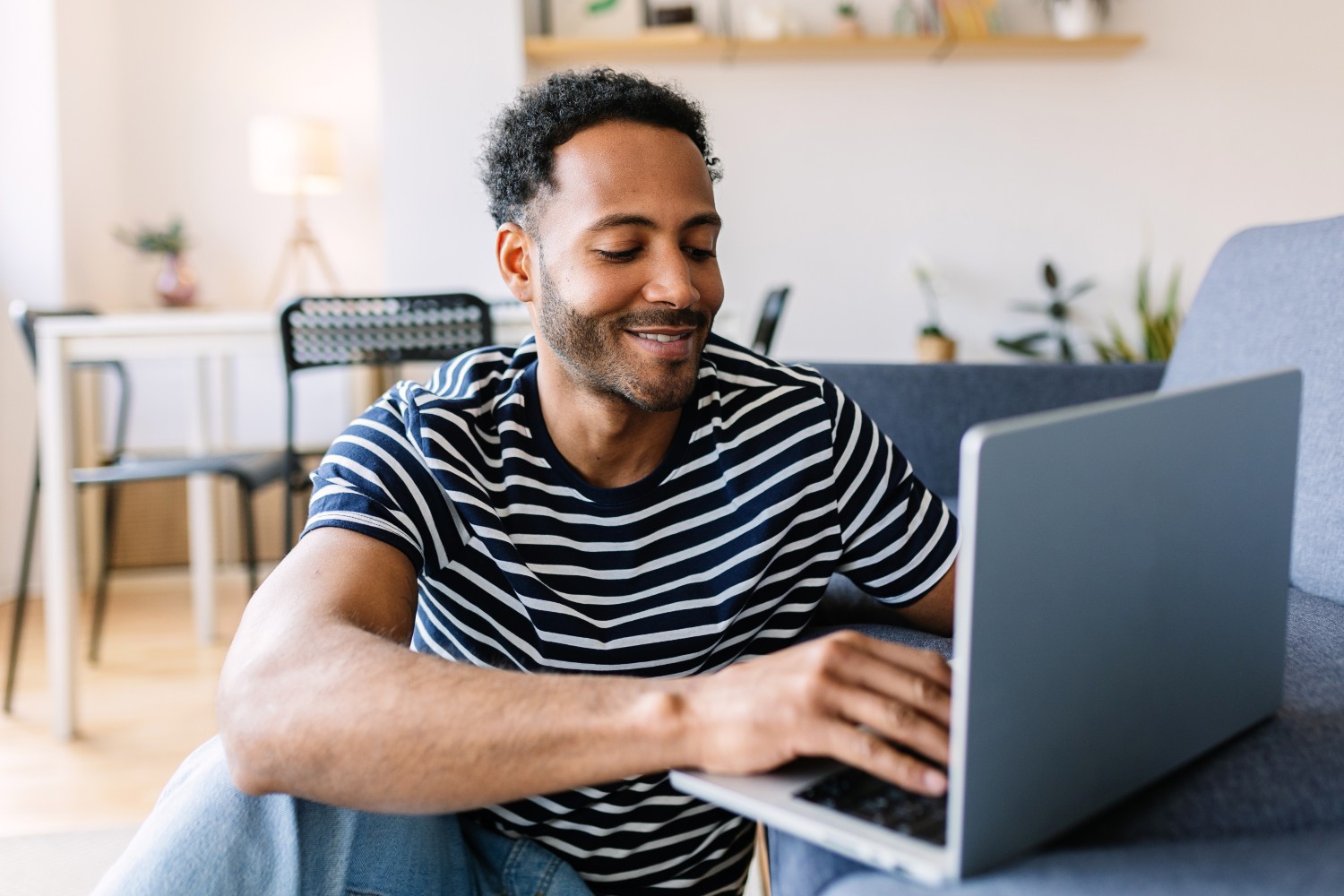 Man on a laptop