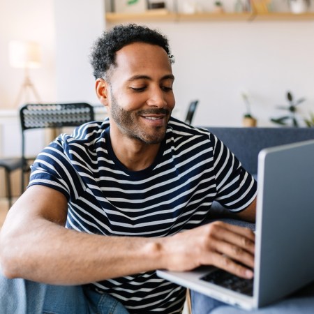 Man on a laptop