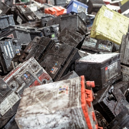 Old car batteries