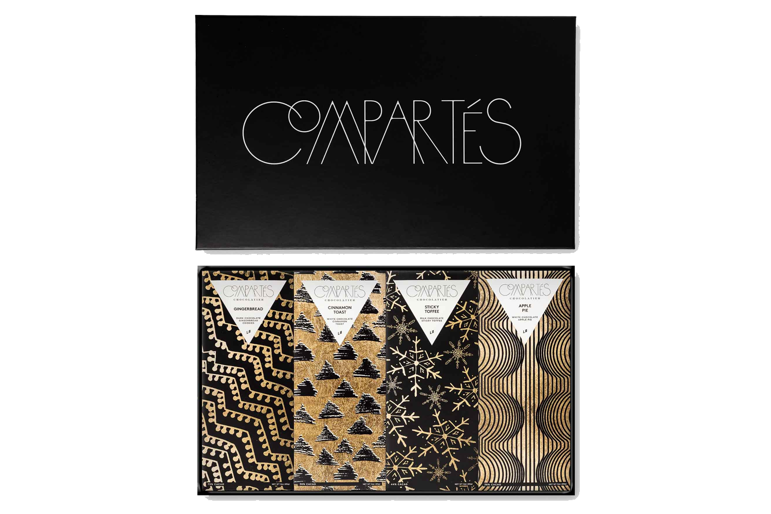 Compartes Holiday Chocolate Bars Gift Set 