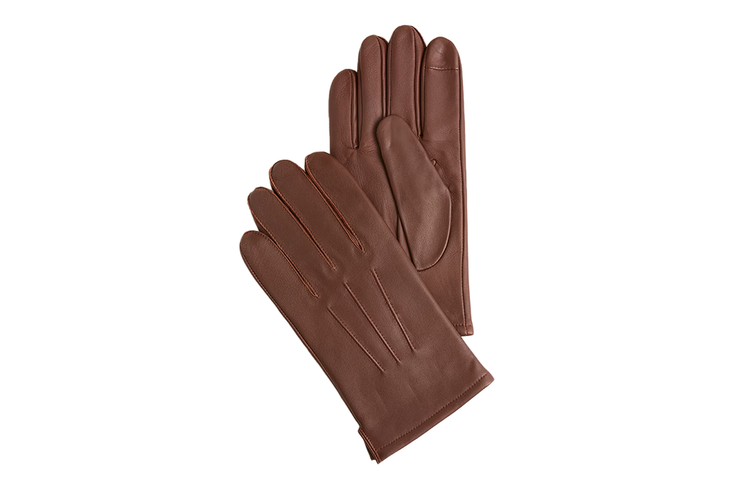 J.Crew Cashmere-Lined Leather Gloves