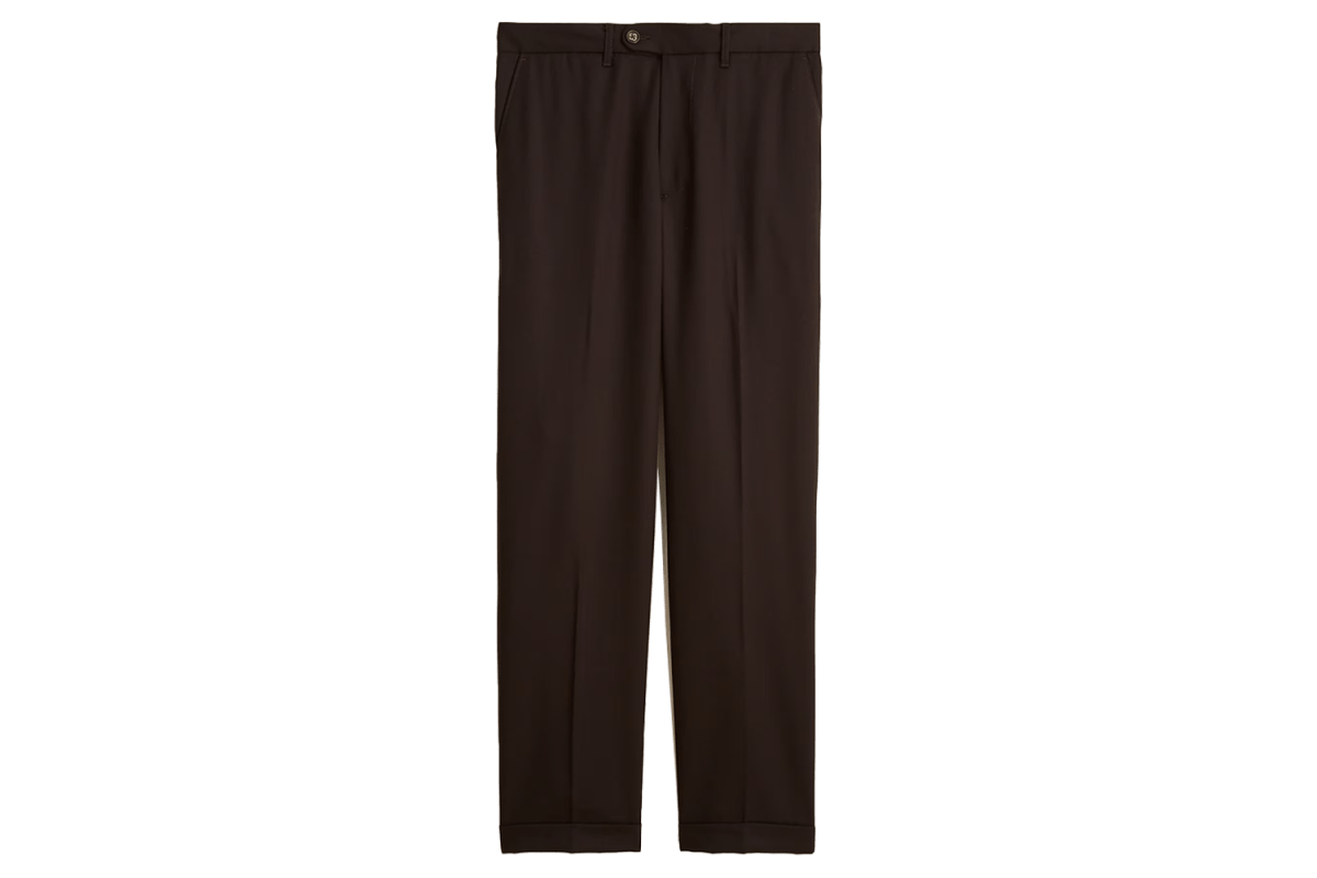 J.Crew Classic Creased Wool Trouser