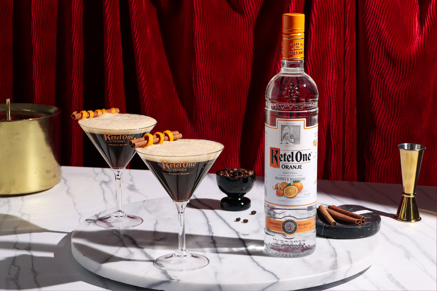The Ketel One Après Noir kit from Cocktail Courier