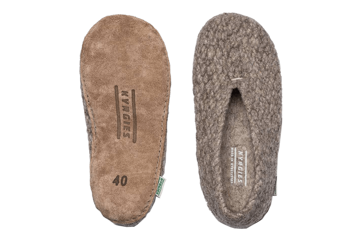 Kyrgies Woven Wool Slippers