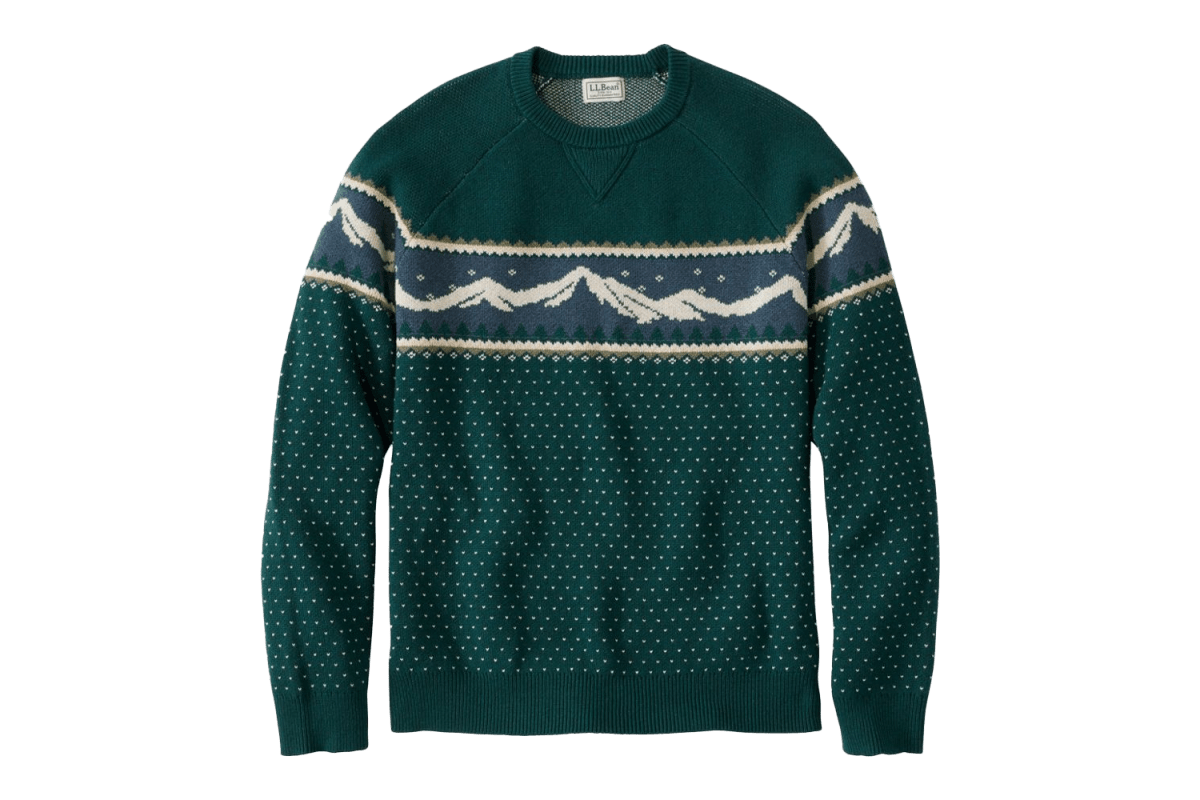 L.L.Bean Men’s Wicked Soft Cotton/Cashmere Sweater