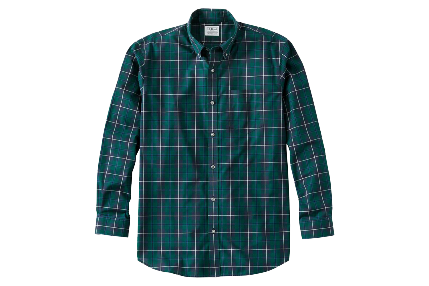 L.L.Bean Men’s Wrinkle-Free Kennebunk Sport Shirt