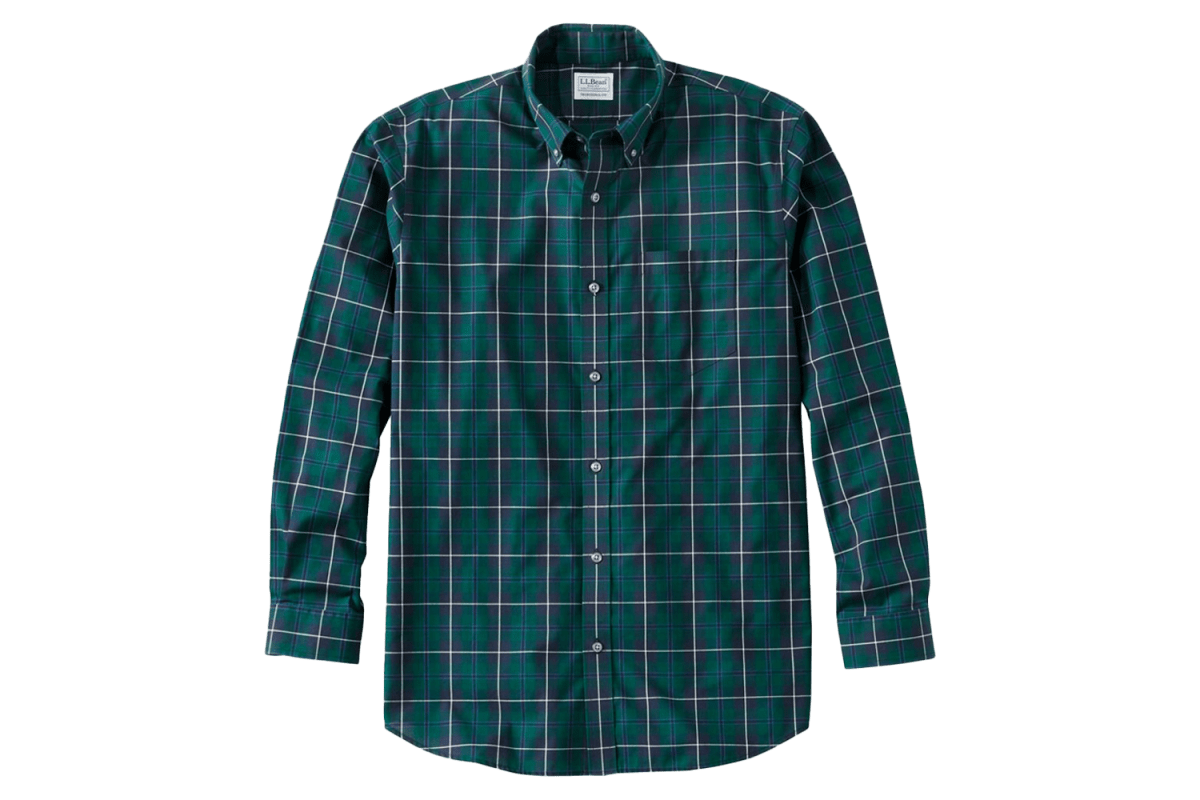 L.L.Bean Men’s Wrinkle-Free Kennebunk Sport Shirt
