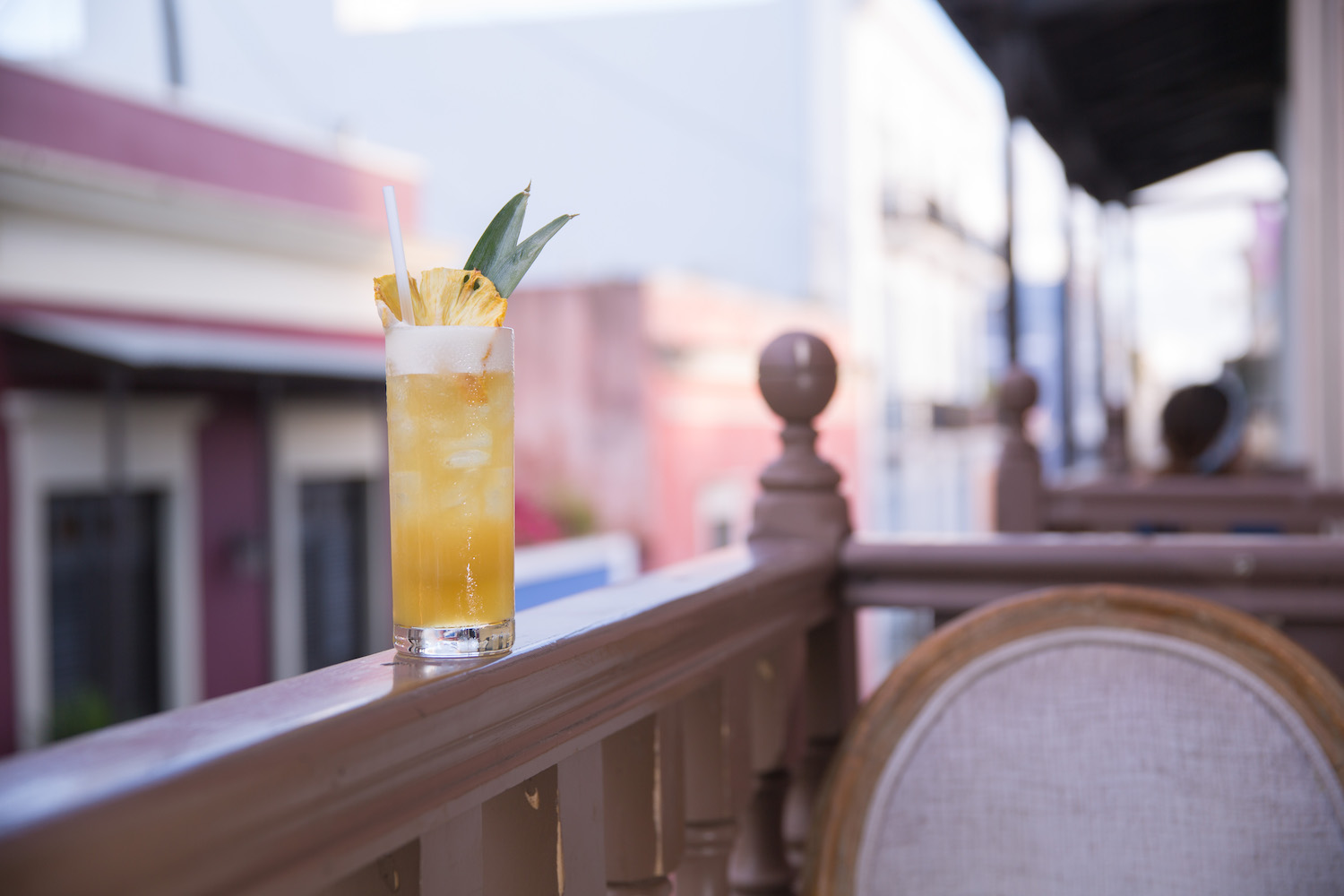 A cocktail at The Mezzanine