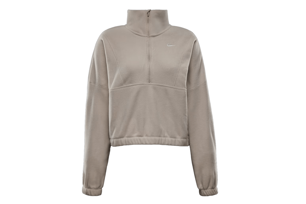 Nike One Women’s Therma-FIT Oversized 1/2-Zip Fleece Top