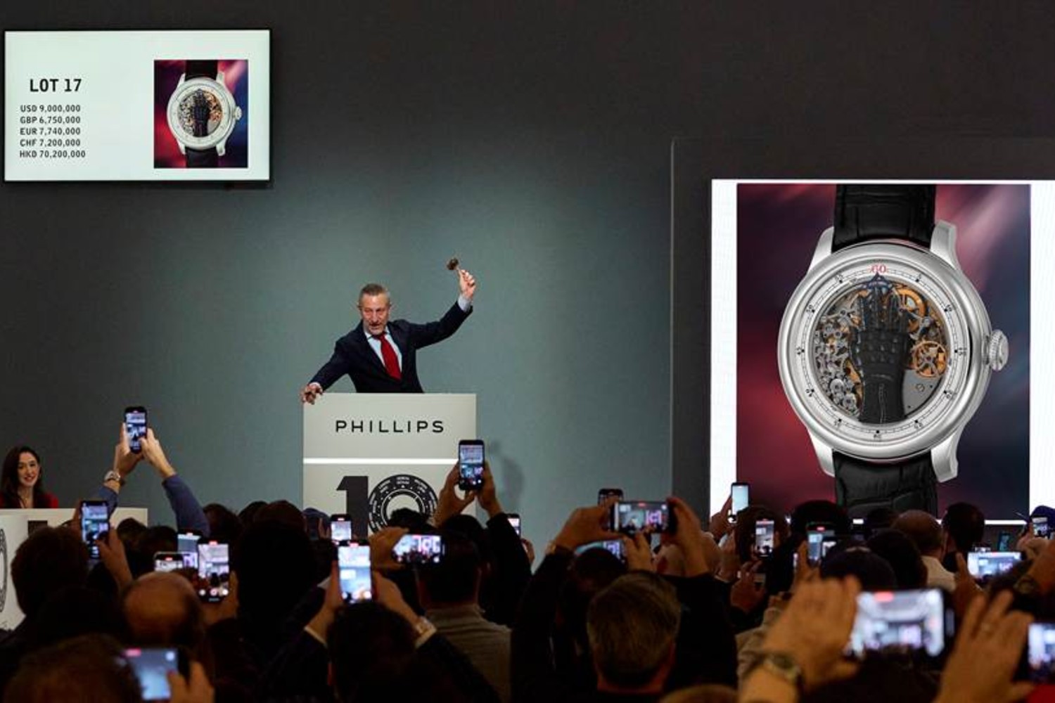 Francis Ford Coppola's watch sold at auction