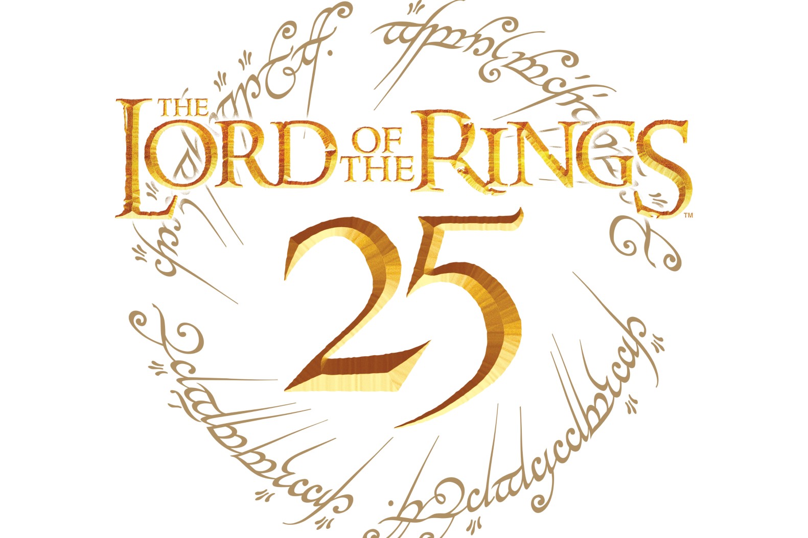 Lord of the Rings 25th anniversary logo