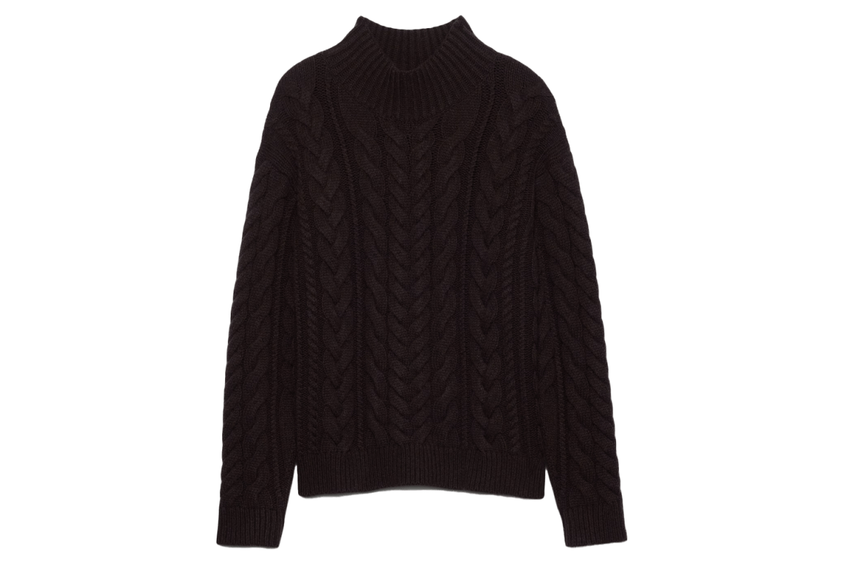 Banana Republic Italian Merino-Blend Mock-Neck Sweater
