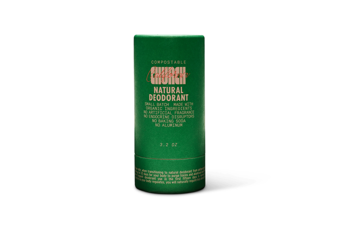 Church California Plastic-Free Natural Deodorant