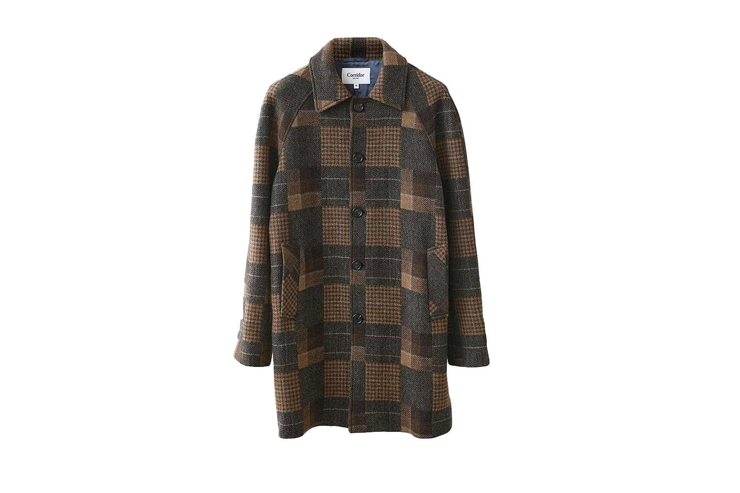 Corridor Herringbone Raglan Coat