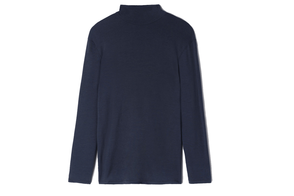 Intimissimi Long-Sleeve High-Neck Modal-Cashmere Top