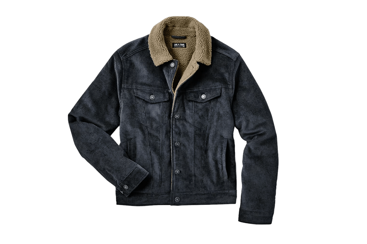 Line of Trade The Montana Fleece-Lined Corduroy Trucker Jacket