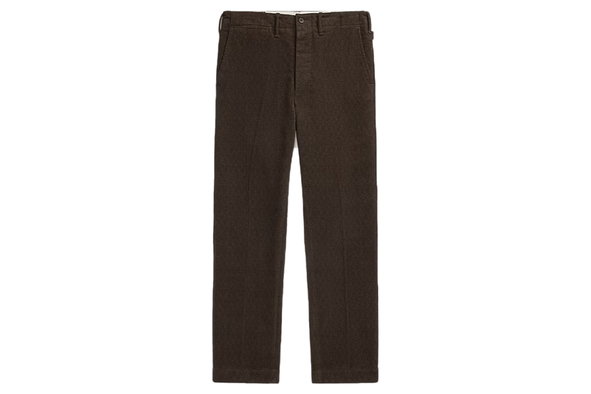 RRL Diamond-Print Moleskin Officer’s Pant