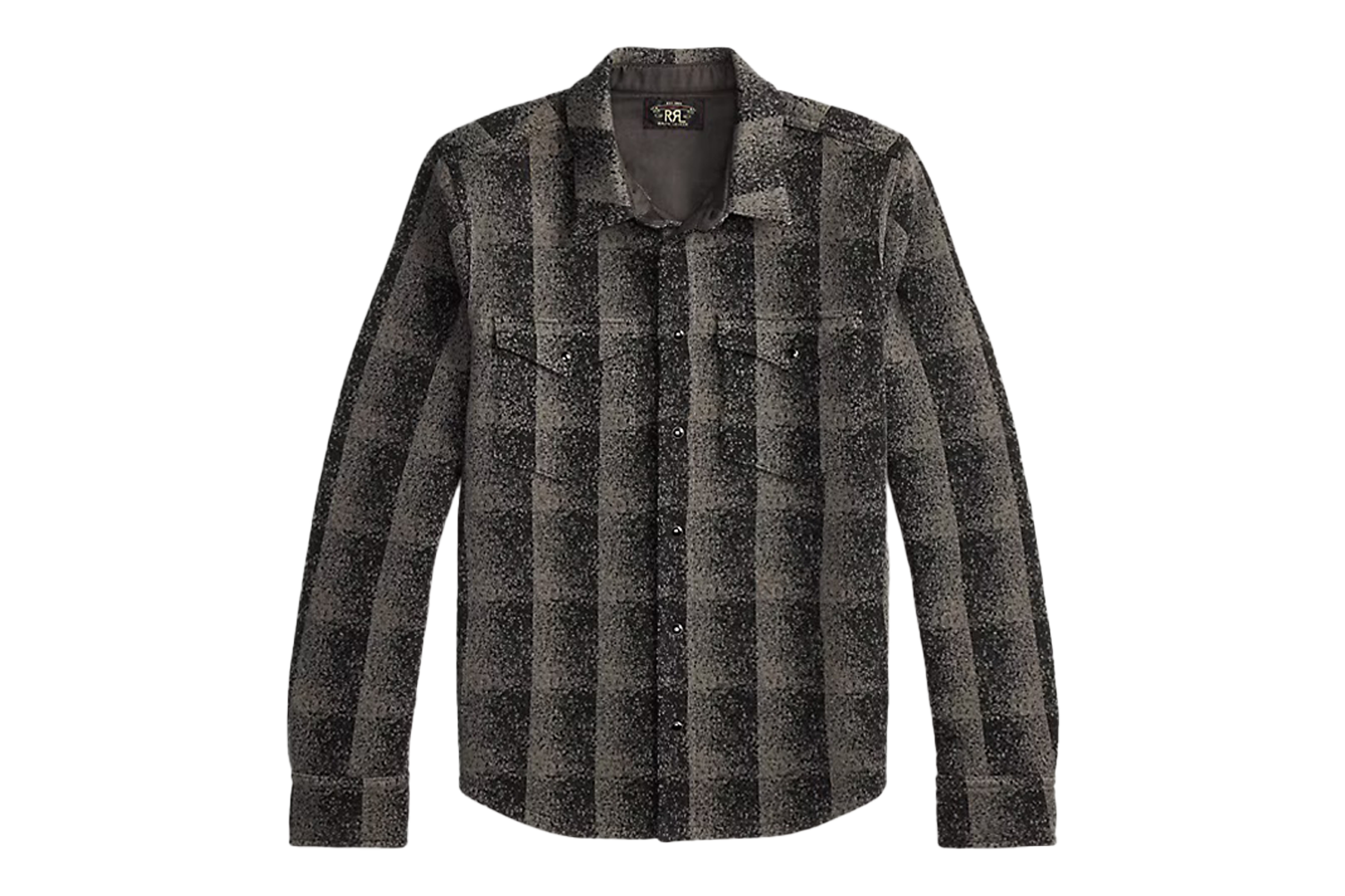 RRL Wool-Cashmere Western Overshirt Sweater