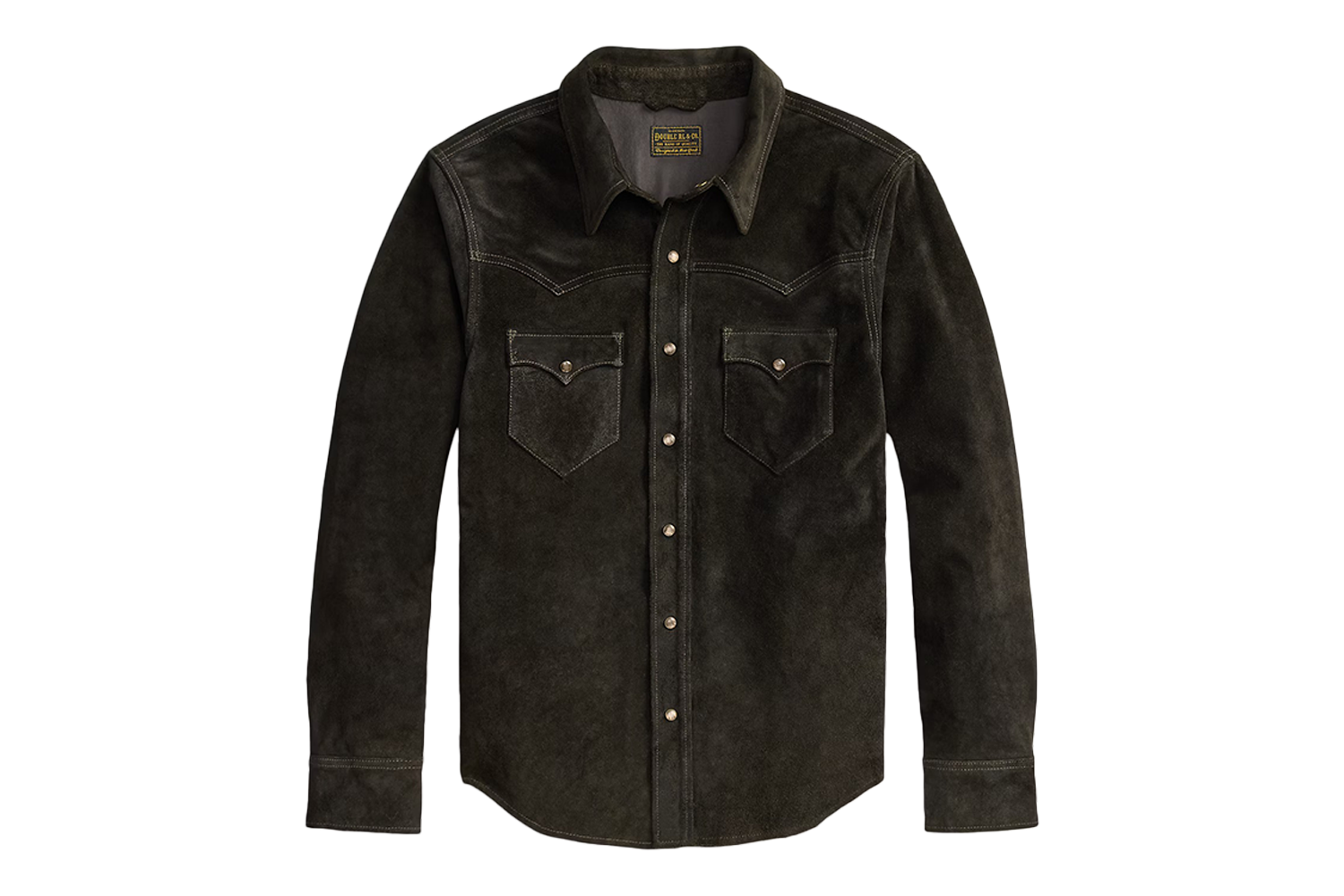 RRL Roughout Suede Workshirt
