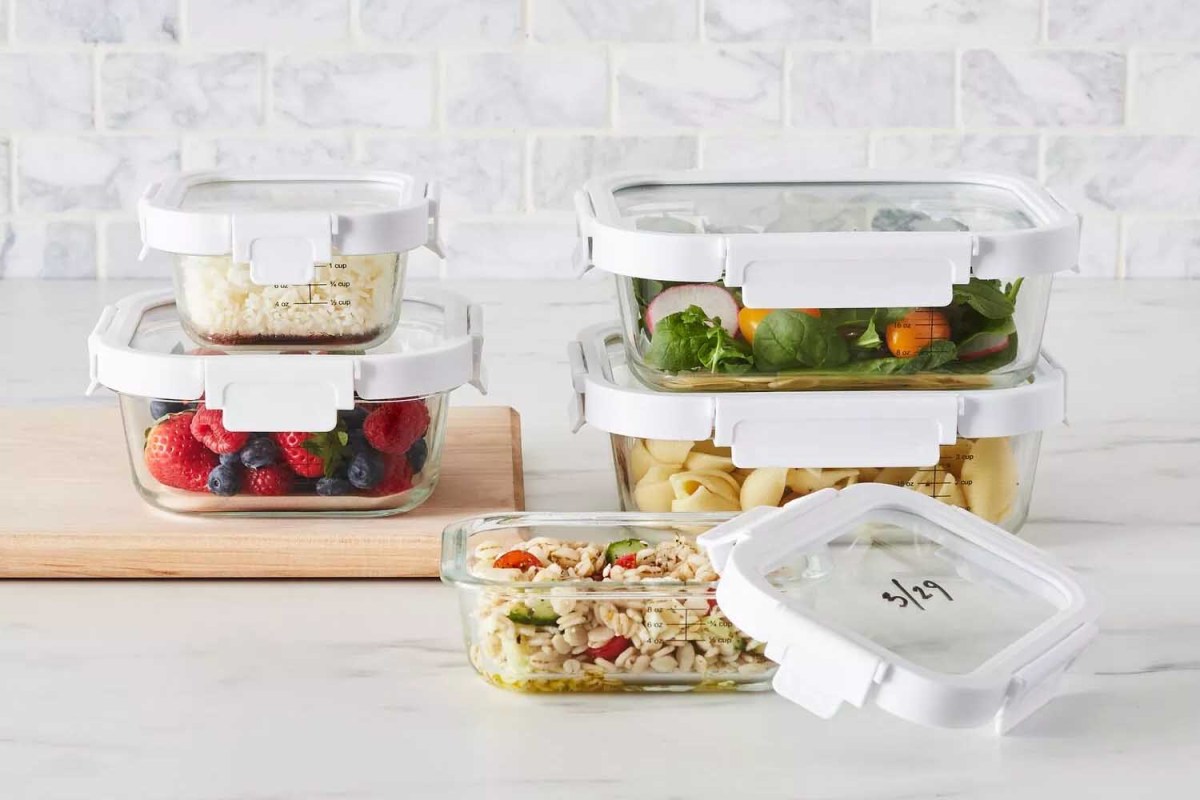 Sur La Table Glass Storage Containers, 10-Piece Set