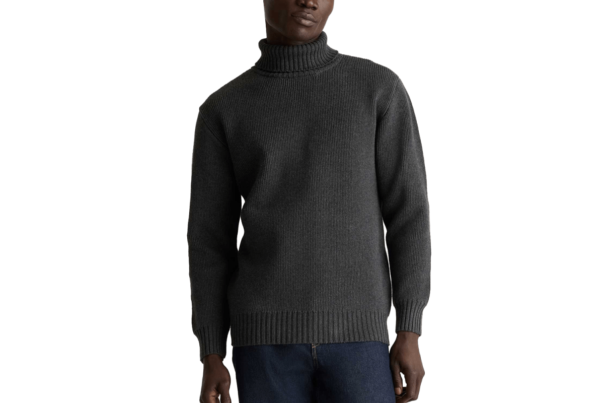 Quince 100% Organic Cotton Turtleneck Sweater