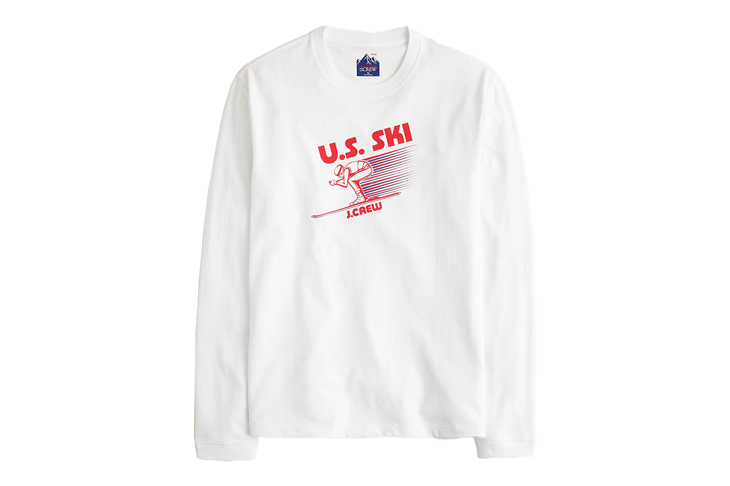 U.S. Ski & Snowboard by J.Crew Long-Sleeve Vintage-Wash Graphic T-Shirt