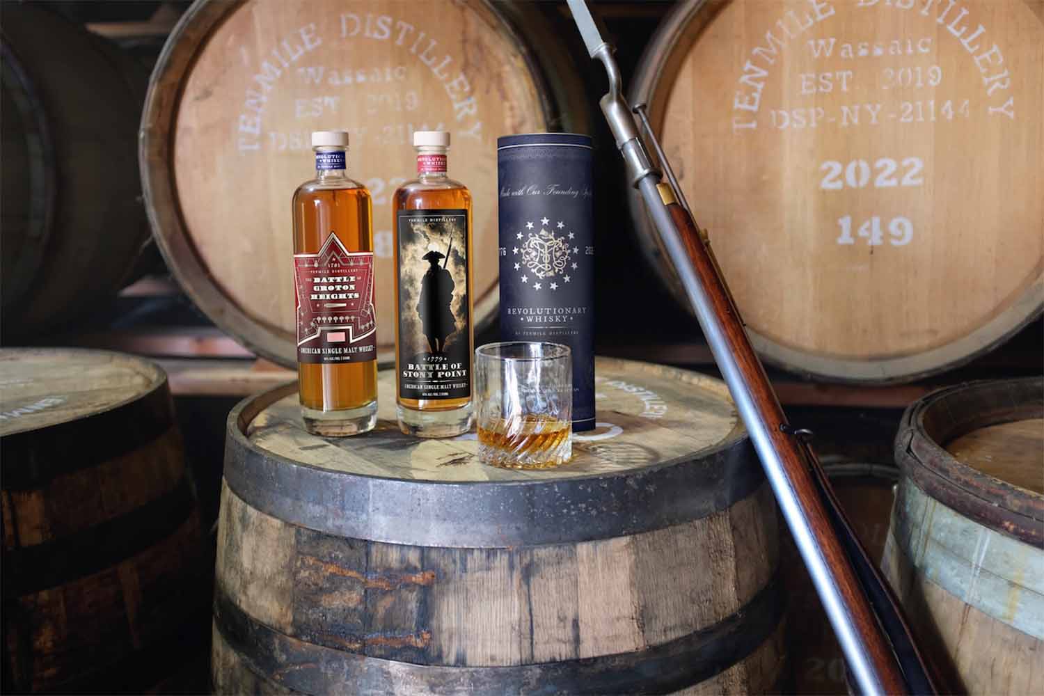 Two of the four Revolutionary Series bottles released in 2025