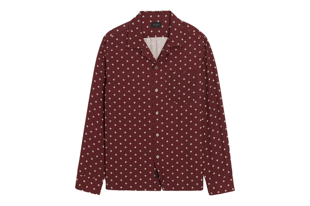 Todd Snyder Rayon Hollywood Shirt