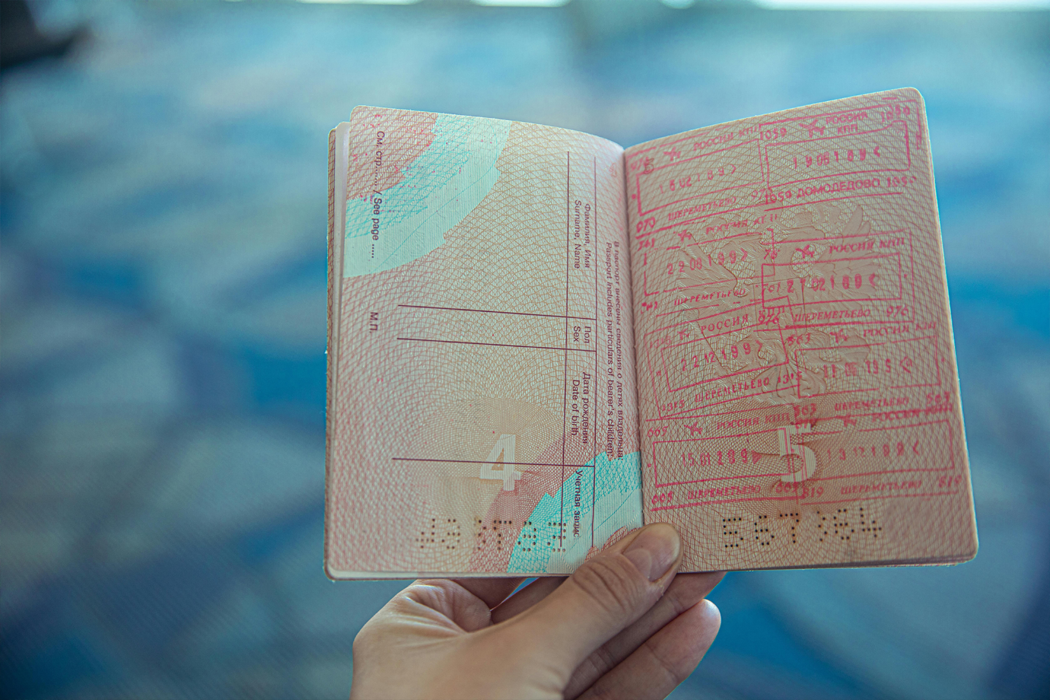 Beyond expiration dates, many countries require multiple blank pages