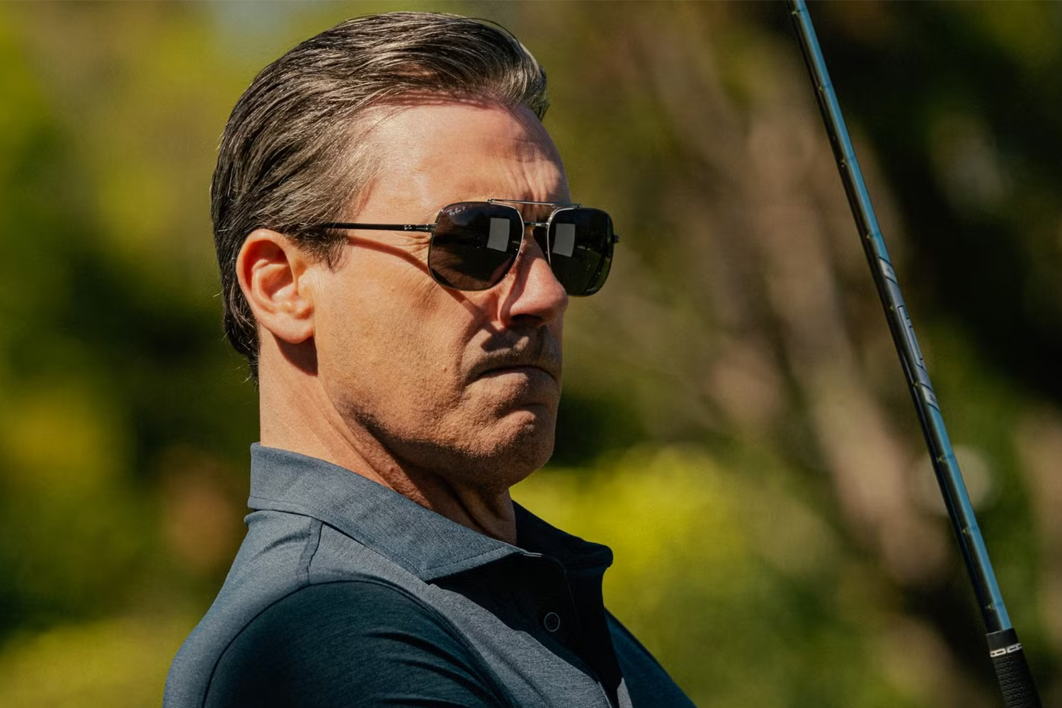 lifestyle image of Jon Hamm in Landman via Paramount+