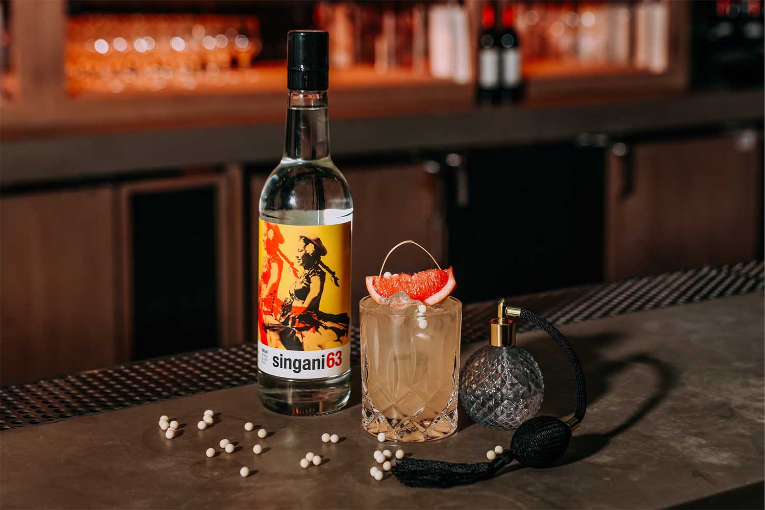 "Clean Getaway," a cocktail created by Edition Times Square for the "A Man Under the Influence" film festival