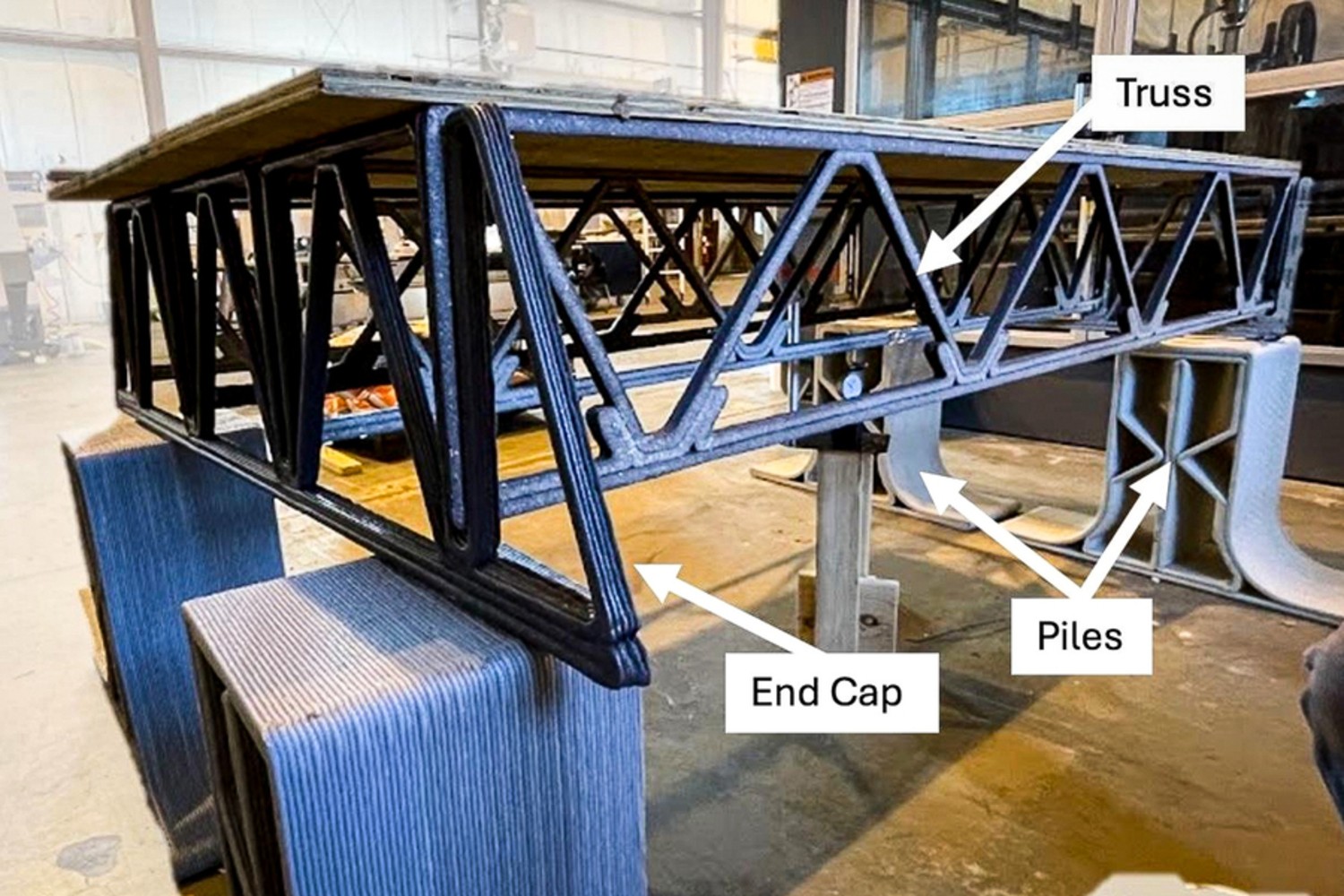 diagram of recycled plastic building materials