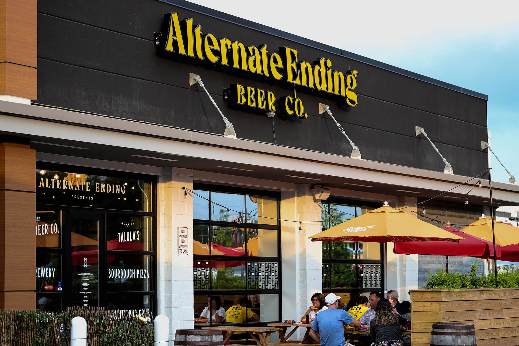 Alternate Ending is housed in a former movie theater.