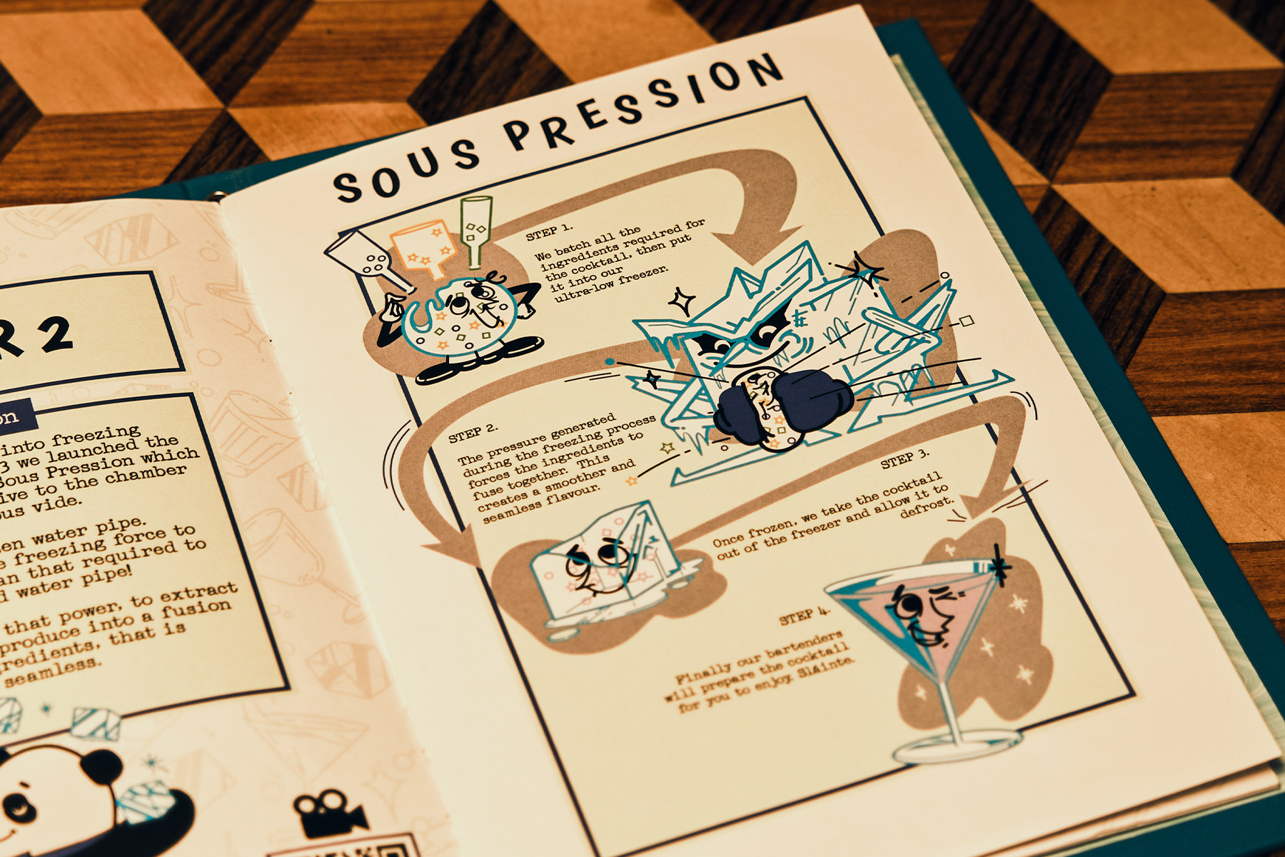 The current menu