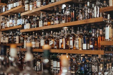 Bottles of whiskey
