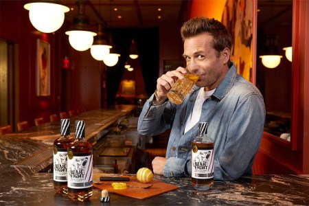 Gabriel Macht and Bear Fight Whiskey
