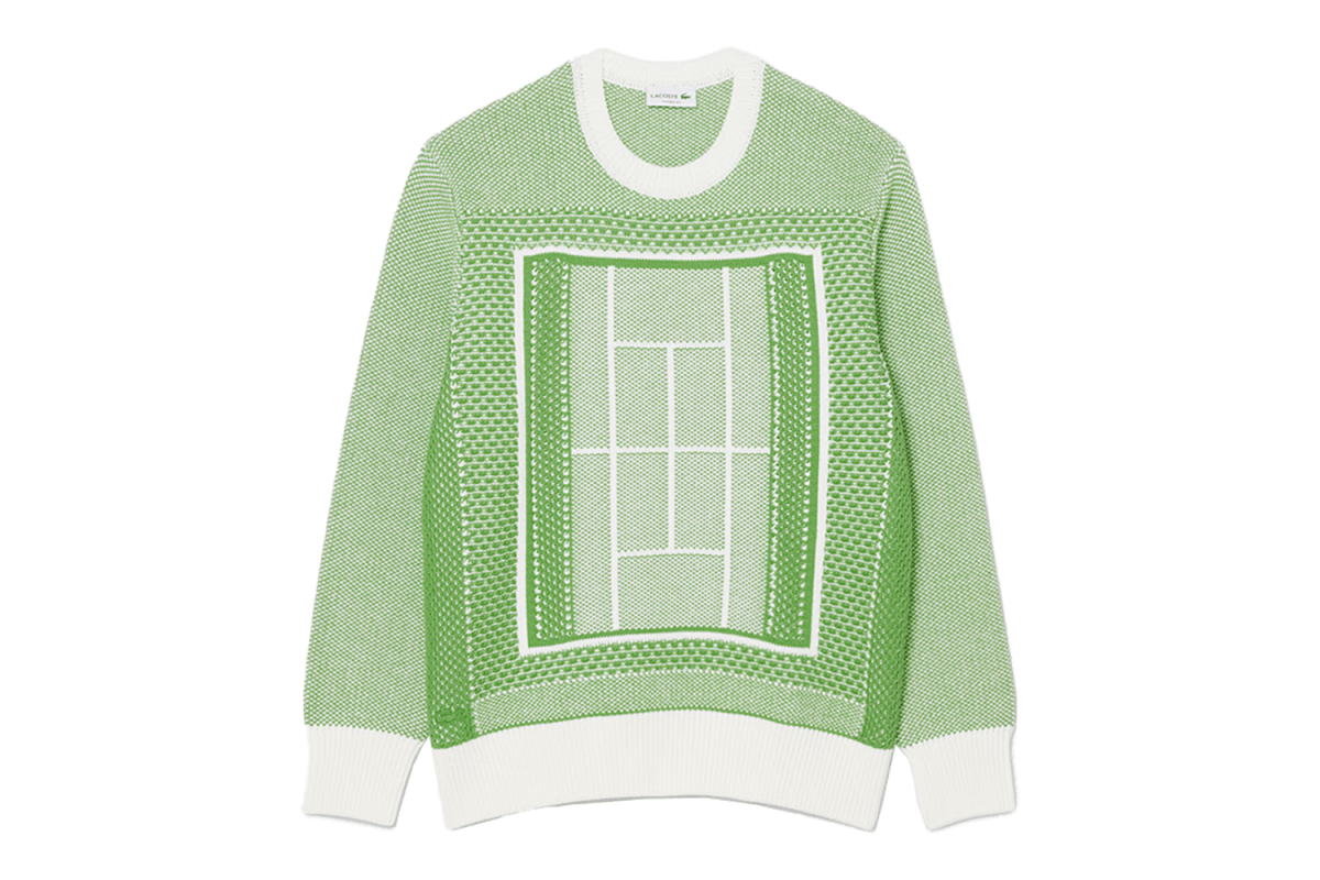 Lacoste Tennis Court Graphic Sweater