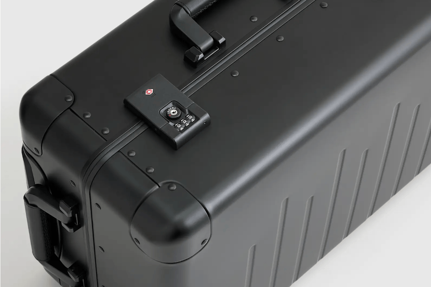The Aluminum Carry-On from Quince in matte black