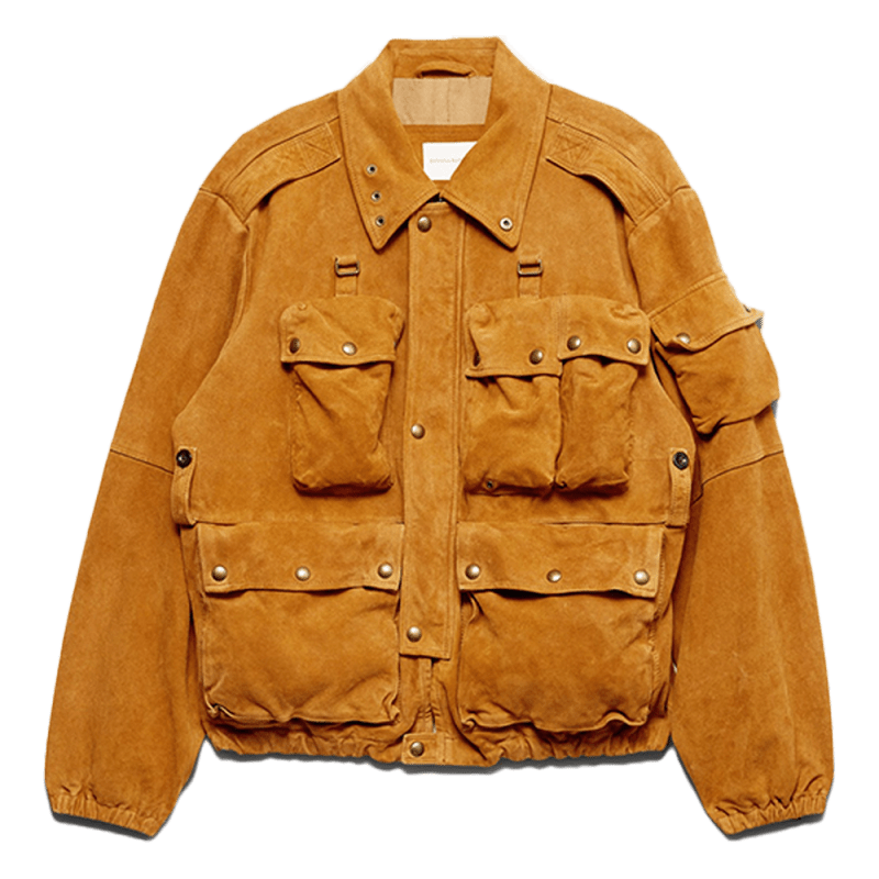 Banana Republic Suede Multi-Pocket Jacket