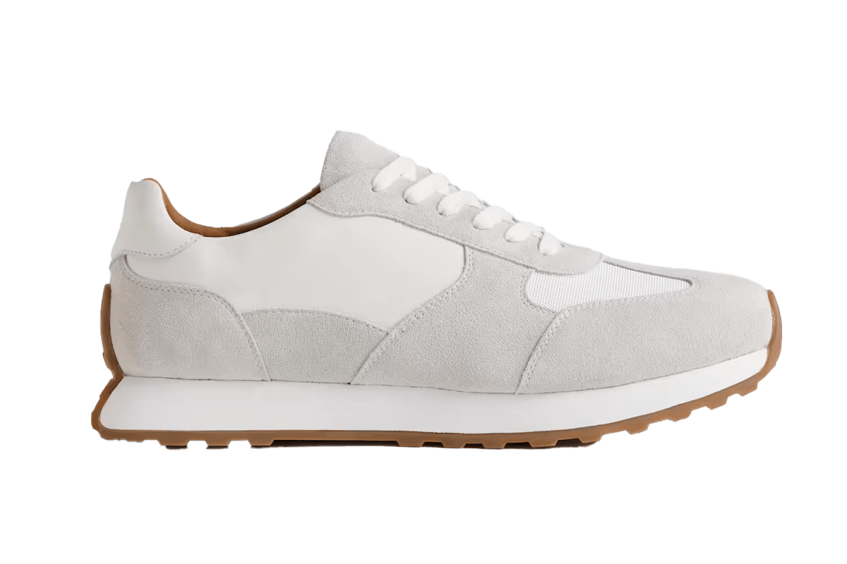 Quince Italian Leather and Suede Retro Runner