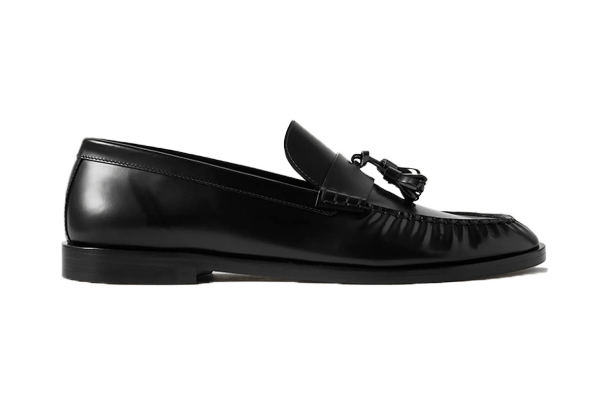 The Row Tasseled Leather Loafers