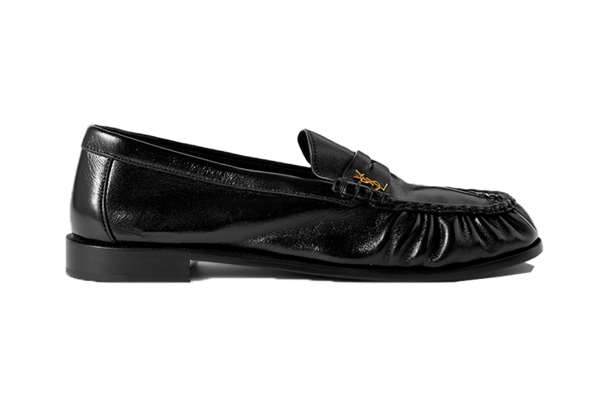 Saint Laurent Le Loafer Monogram Leather Loafers