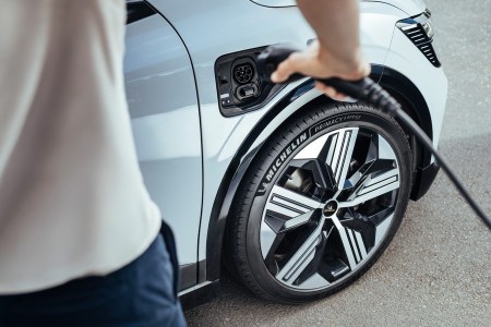 EV charging with Michelin tire