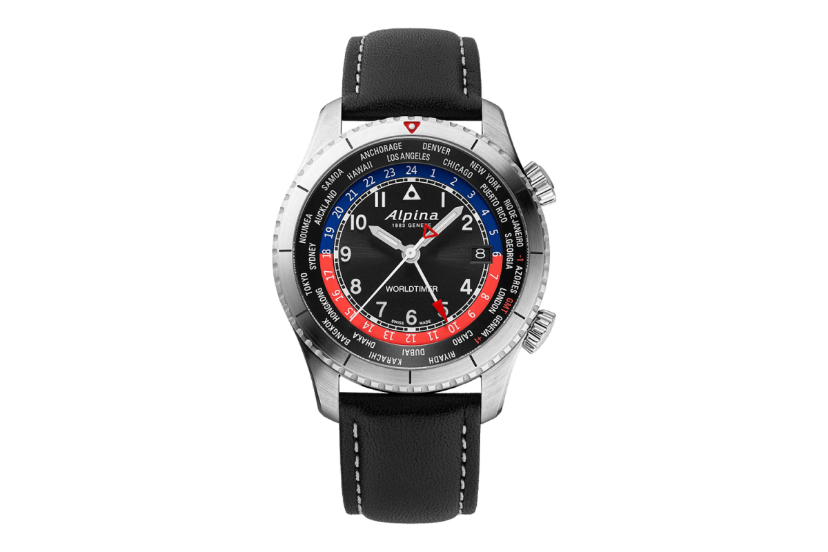 Alpina Pilot Quartz Worldtimer