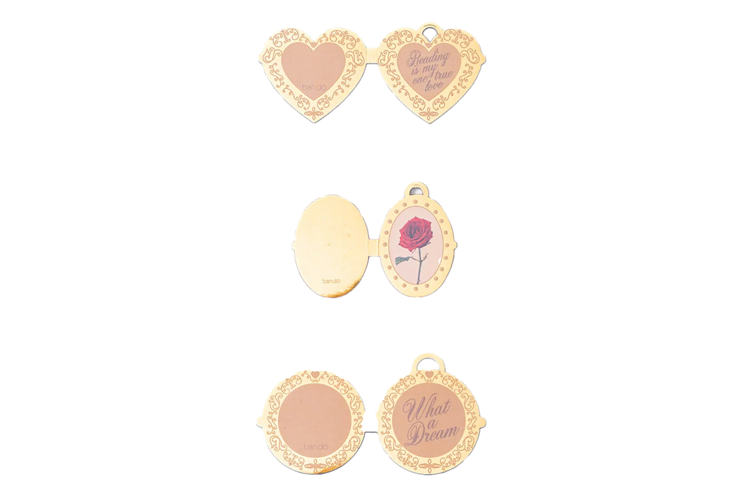 Bando Magnetic Bookmarks Lockets