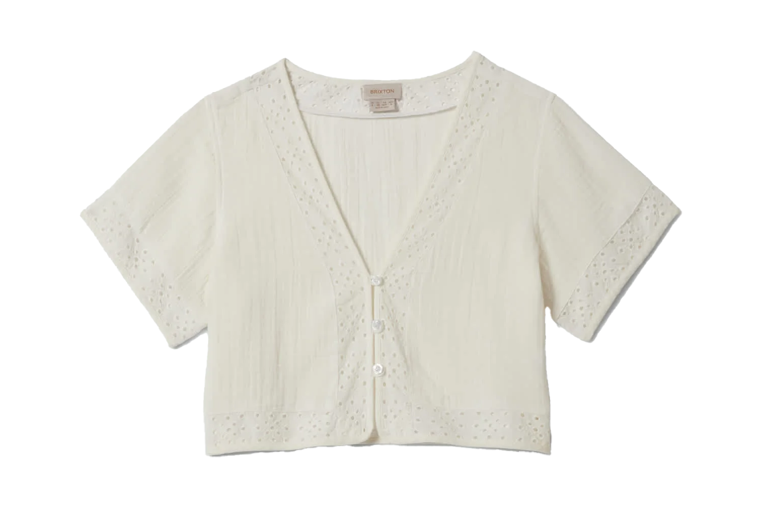 Brixton Seaside Eyelet Top
