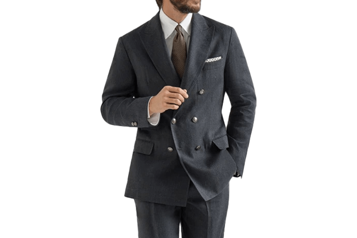 $$$ — Brunello Cucinelli Chevron Suit