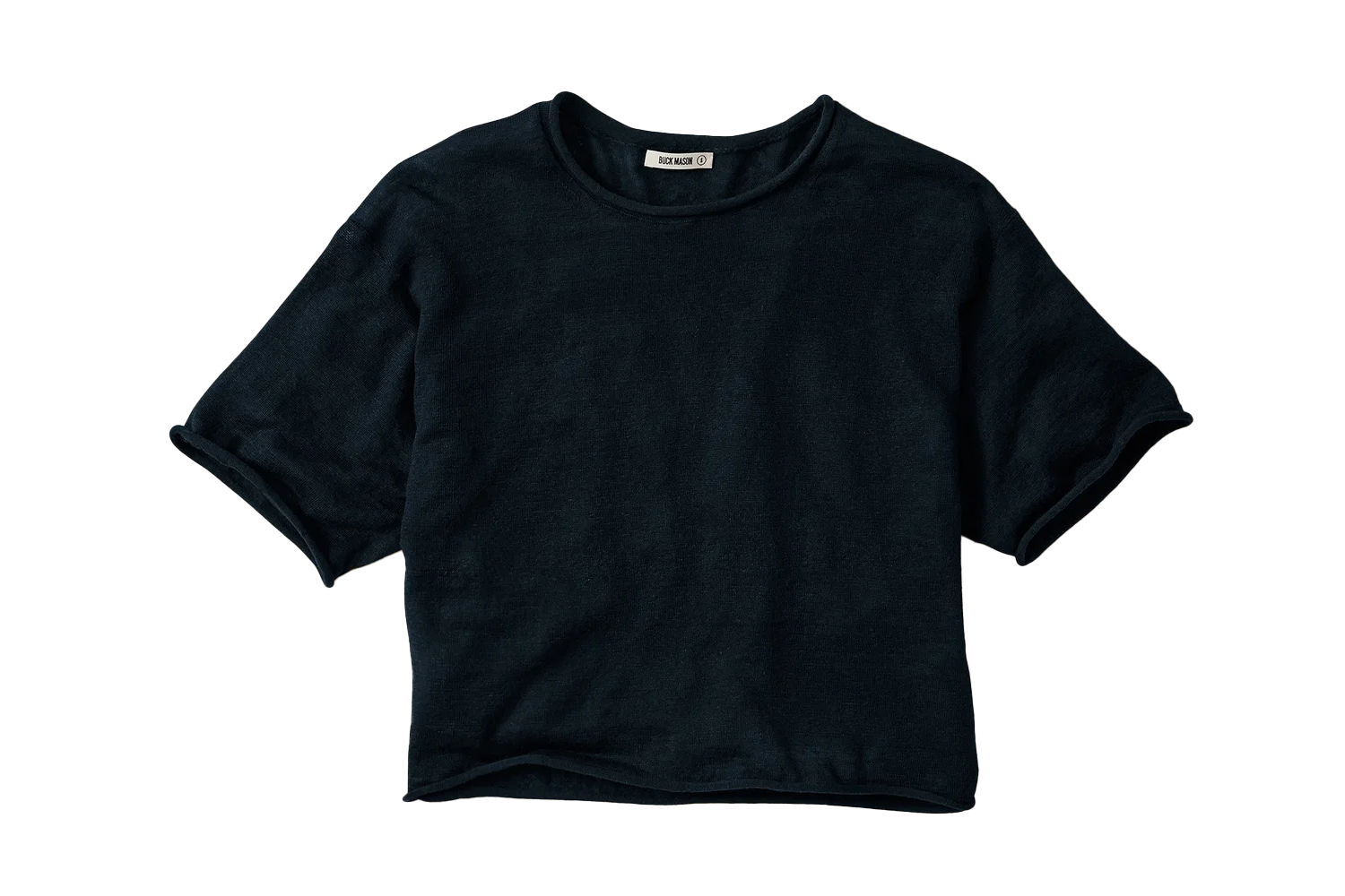 Buck Mason Lighthouse Linen Roll Neck Tee