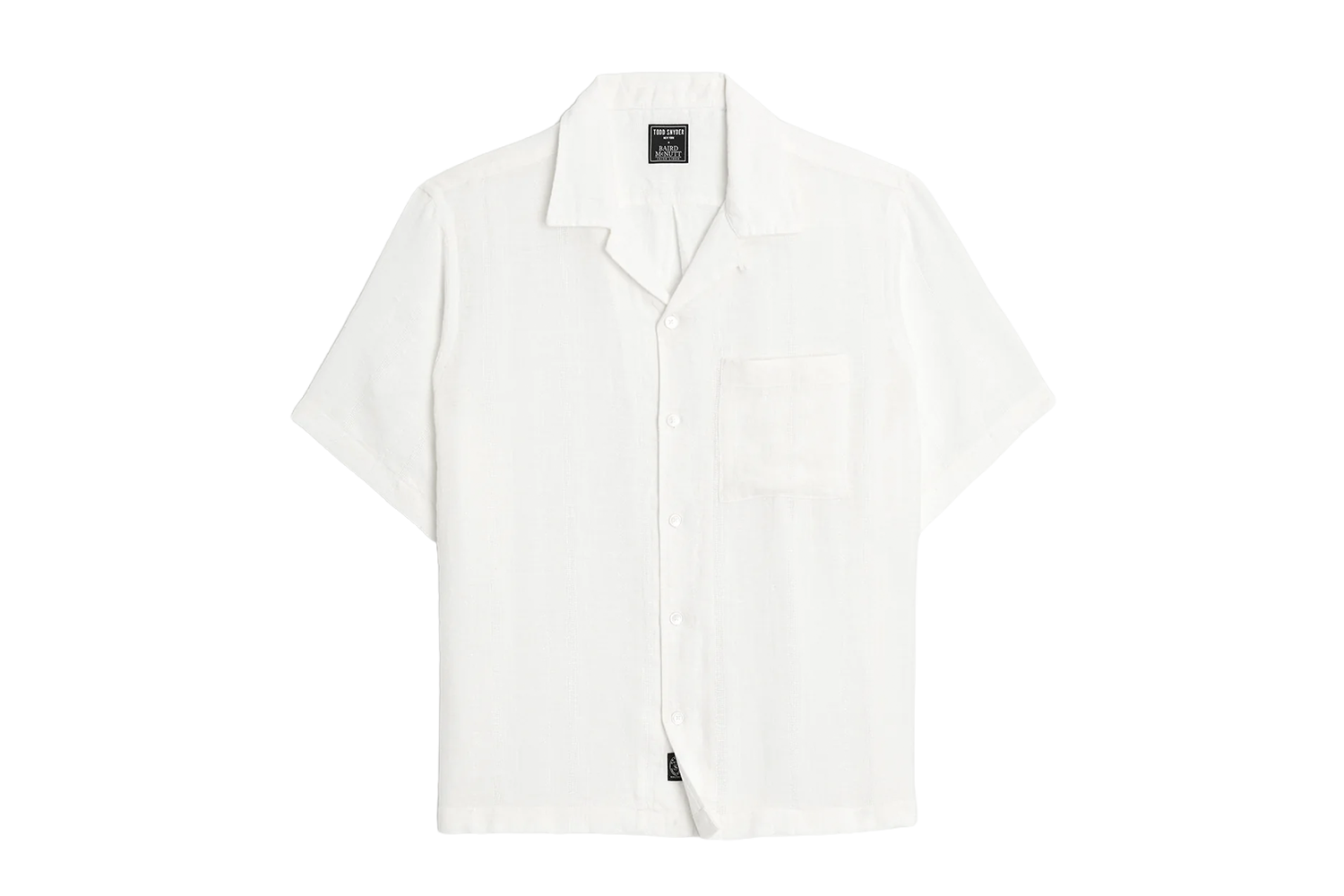 The 'Soft Sea' Solution: Todd Snyder Textured Linen Capri Shirt